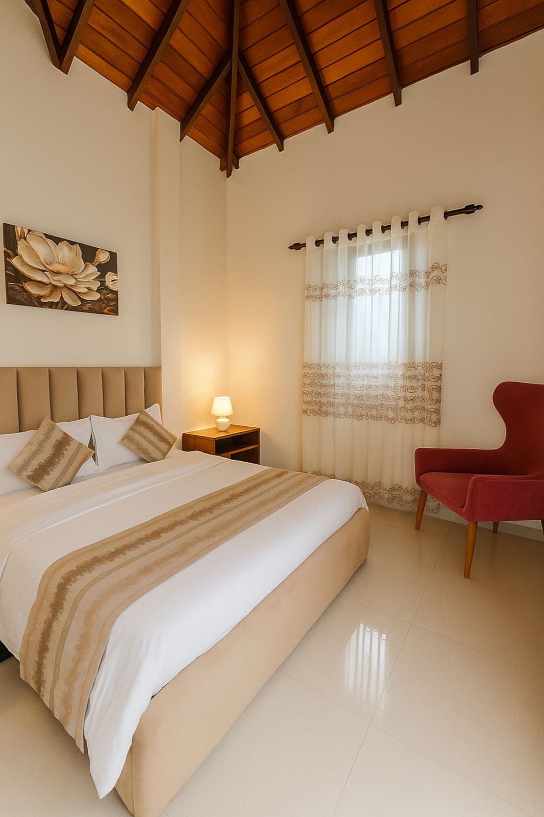 Bedroom 1 with king-size bed